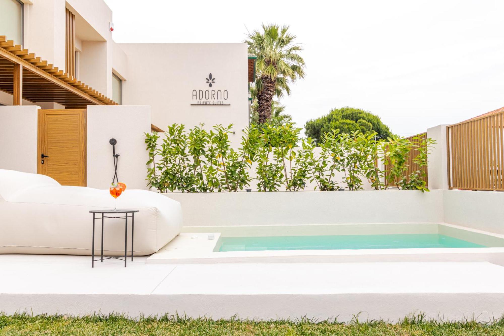 Adorno Private Suites Only Adults & Kids 12 Plus Nea Vrasna Ngoại thất bức ảnh