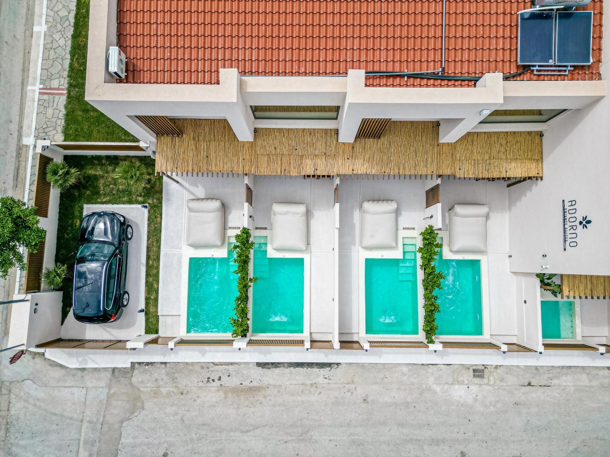 Adorno Private Suites Only Adults & Kids 12 Plus Nea Vrasna Ngoại thất bức ảnh