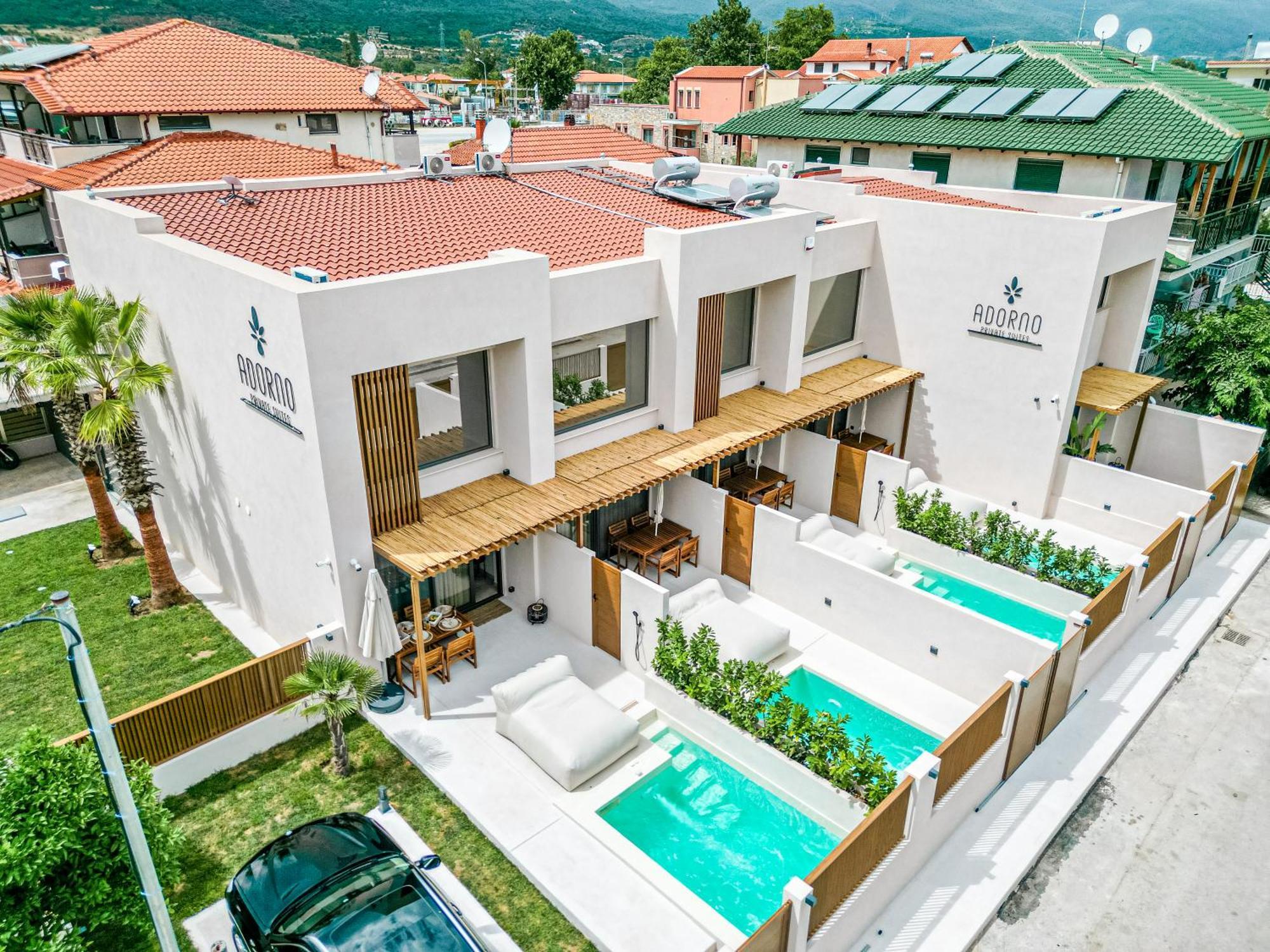 Adorno Private Suites Only Adults & Kids 12 Plus Nea Vrasna Ngoại thất bức ảnh