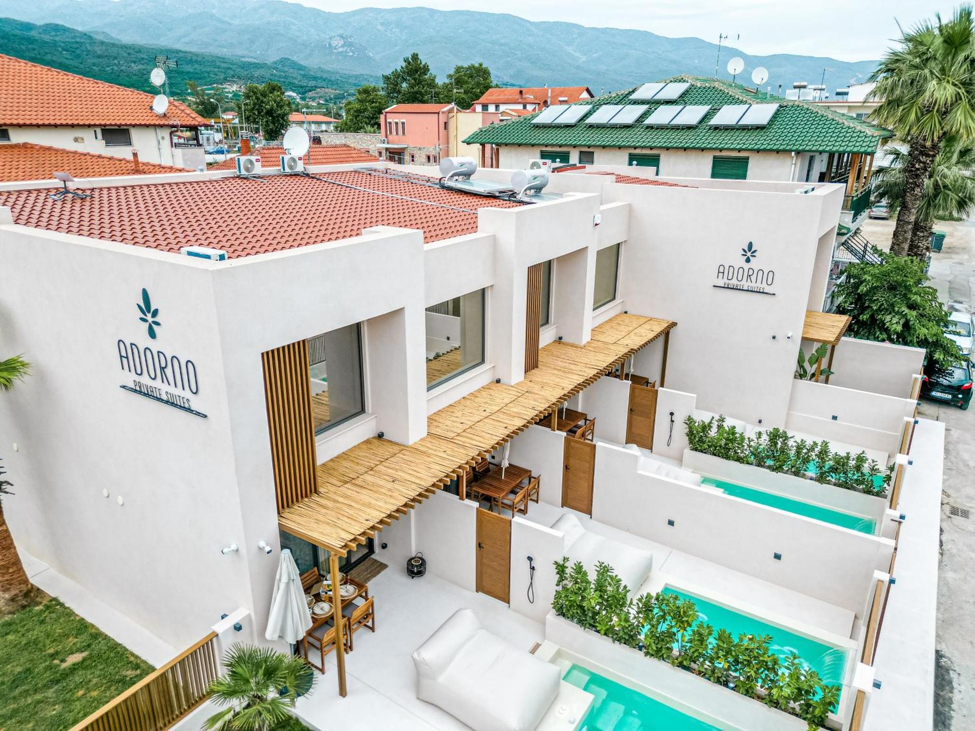 Adorno Private Suites Only Adults & Kids 12 Plus Nea Vrasna Ngoại thất bức ảnh