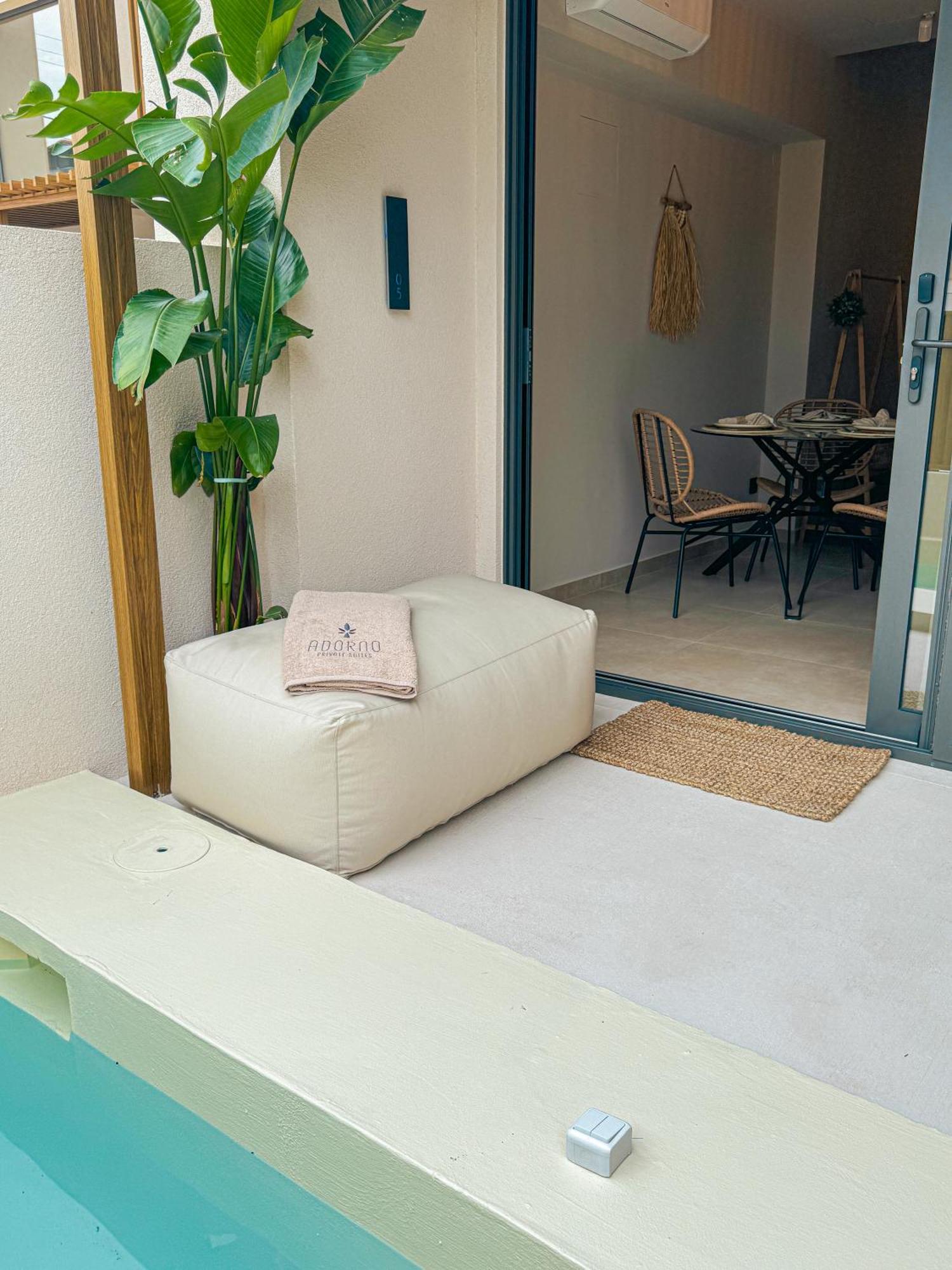 Adorno Private Suites Only Adults & Kids 12 Plus Nea Vrasna Ngoại thất bức ảnh