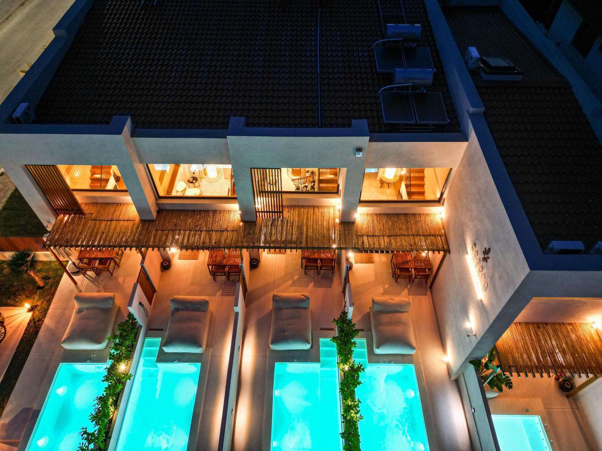 Adorno Private Suites Only Adults & Kids 12 Plus Nea Vrasna Ngoại thất bức ảnh